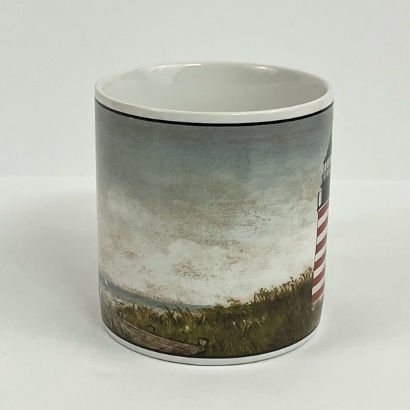“By the Sea” David Carter Brown Collection For Sakura 2001 Lighthouse Coffee Mug - Picture 2 of 12